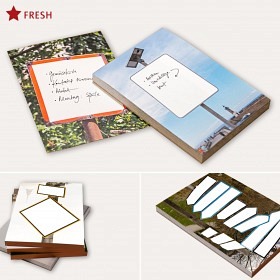 Notizblock. Fotos »Schilder«. DIN A6.