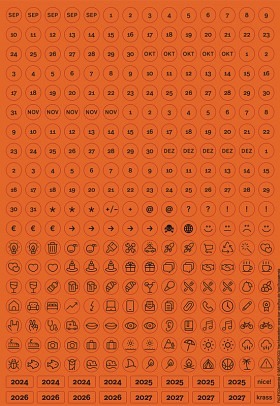 PACIFICOagenda Aufkleber Daten