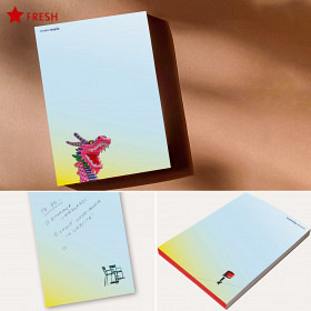 Notizblock. 26 words. DIN A6.