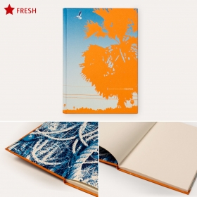 Notizbuch. Palmen. Ca. DIN A5.