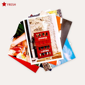 Postkartenset. Rot als urbane Farbe. 10 Postkarten. DIN A6.