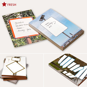 Notizblock. Fotos »Schilder«. DIN A6.