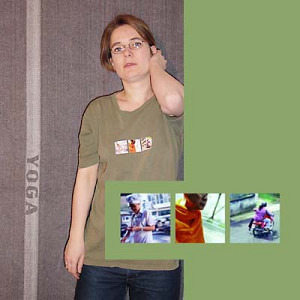 Asien-Shirt, 2nd-hand Variante: BW